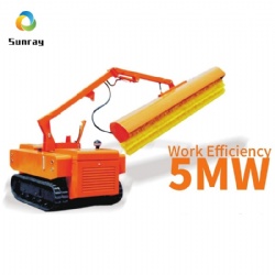 Intelligent Remote Control Diesel Crawler Cleaning Robot